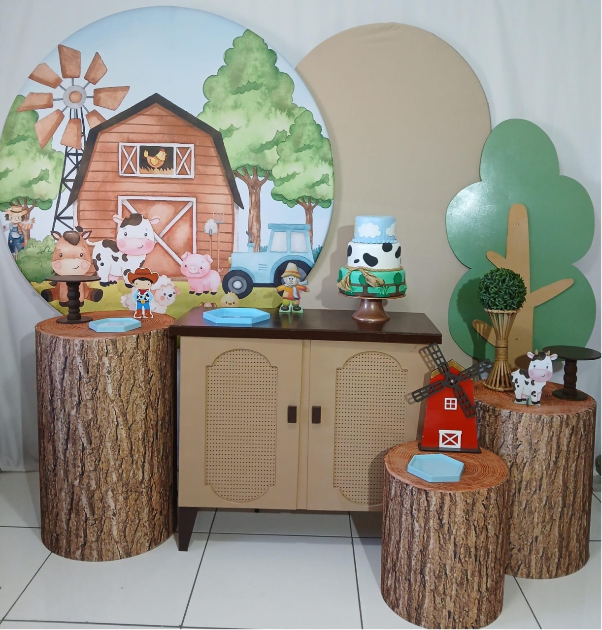Fazendinha Menino Composição III - Rocha Decorações