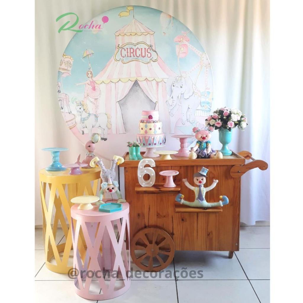 Circo Rosa I Composição - Rocha Decorações