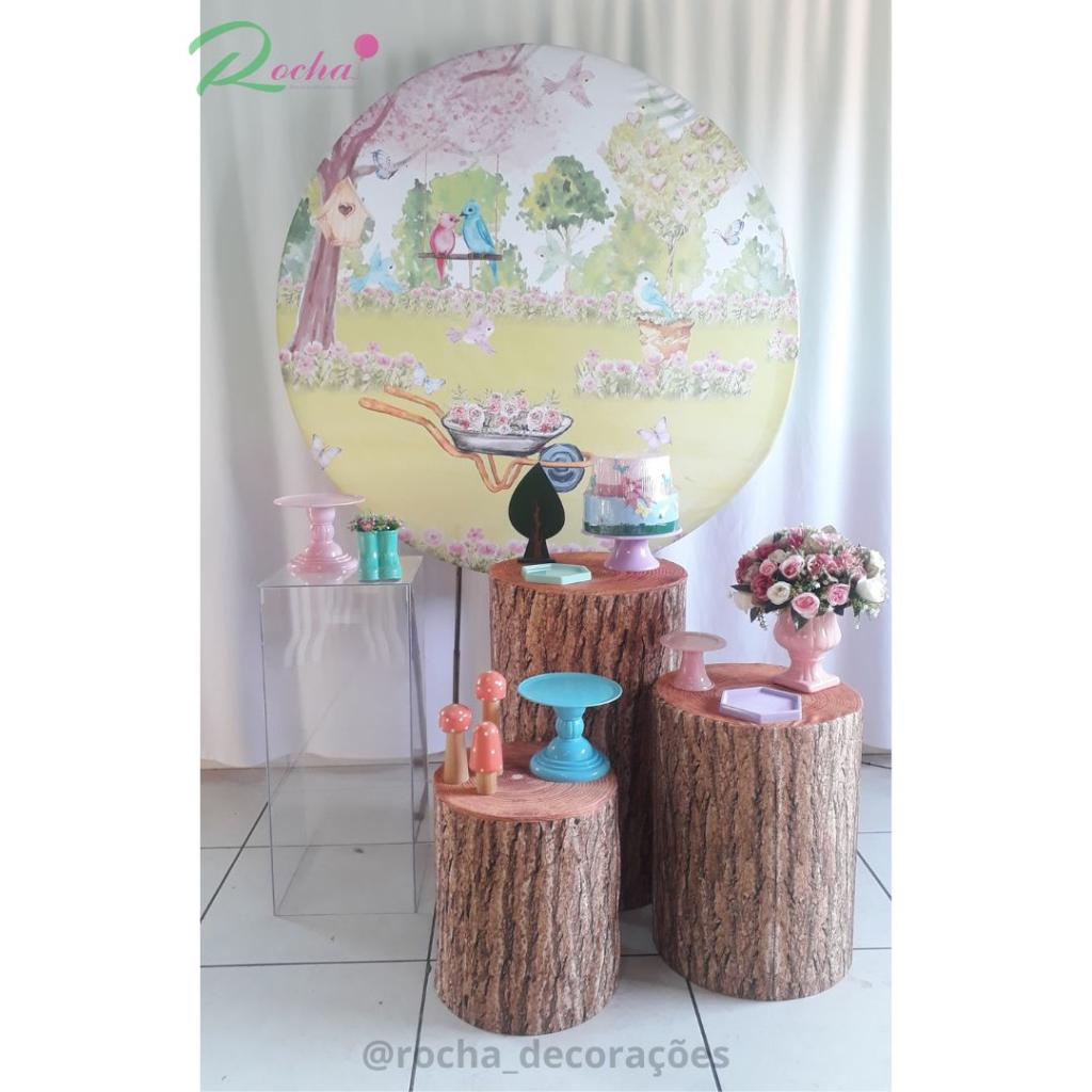 Jardim Capa Tronco Composição - Rocha Decorações