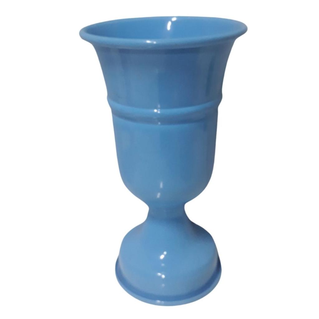 Vaso Imperial Azul Claro M - Rocha Decorações
