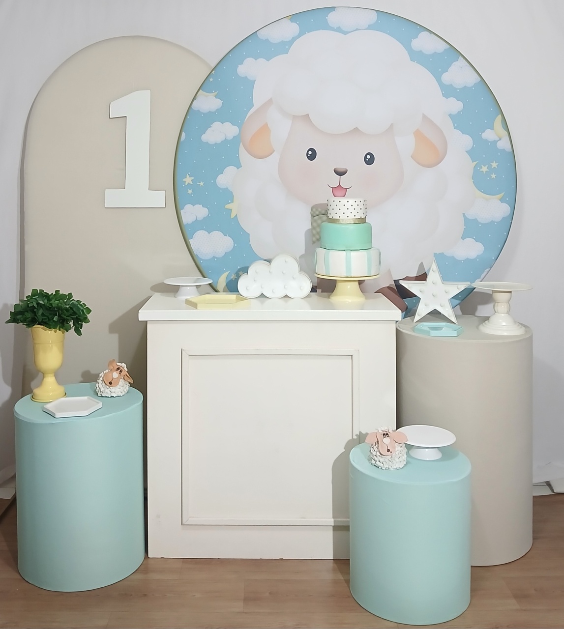 Ovelhinha Chá de Bebê Kit Master - Rocha Decorações