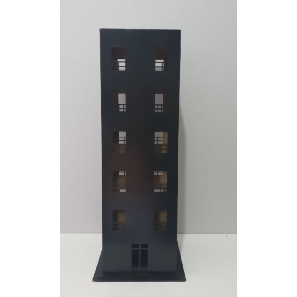 Prédio Preto 80Cm - Rocha Decorações