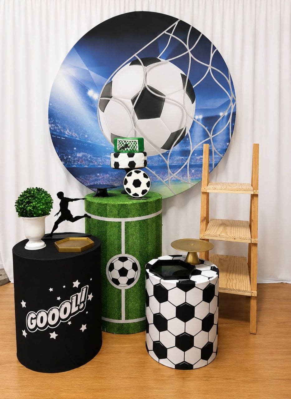 Futebol Kit Essencial + Escada Lembrancinha - Rocha Decorações Pegue e Monte Itatiba