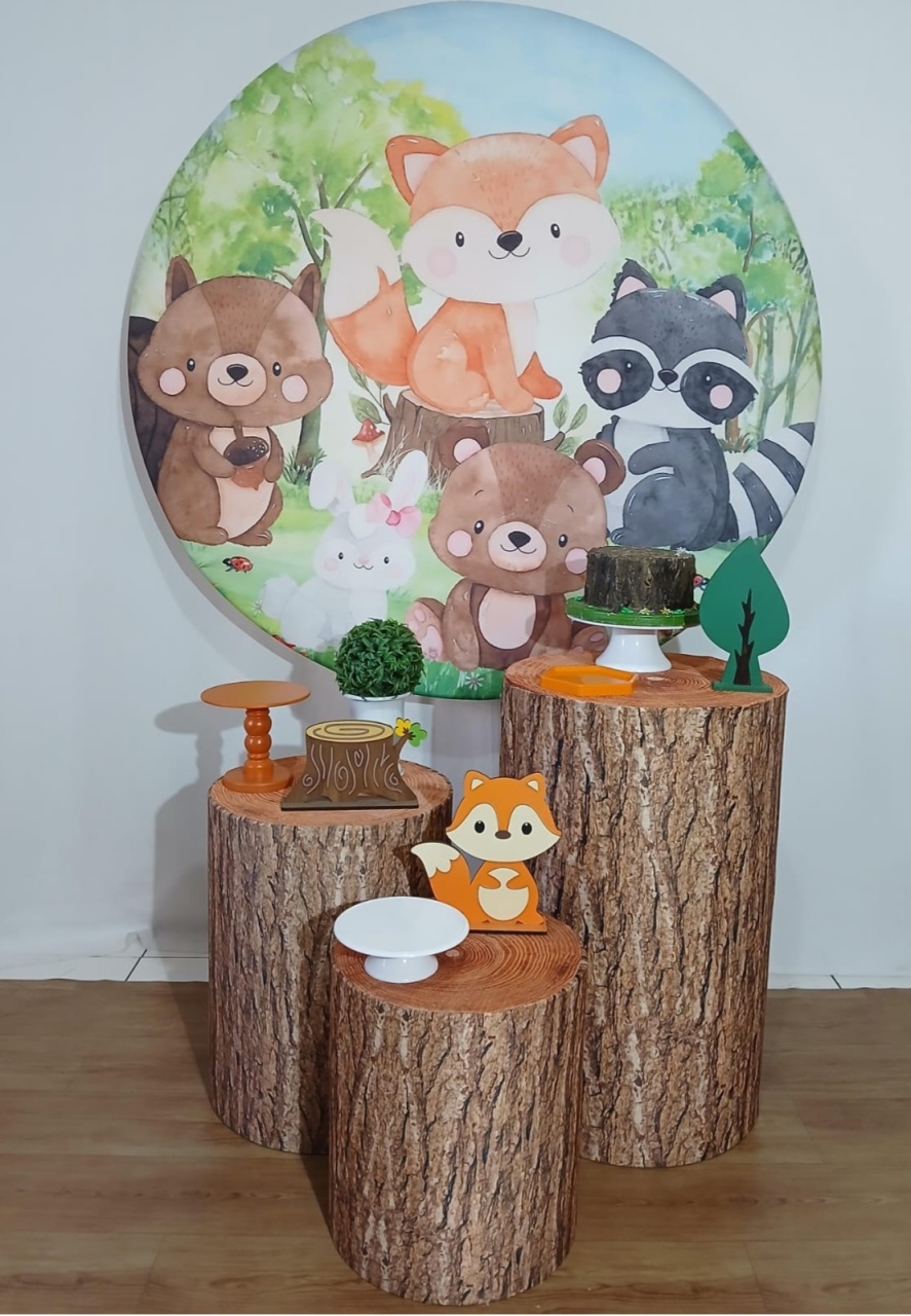 Bosque Azul E Amarelo Kit Essencial - Rocha Decorações