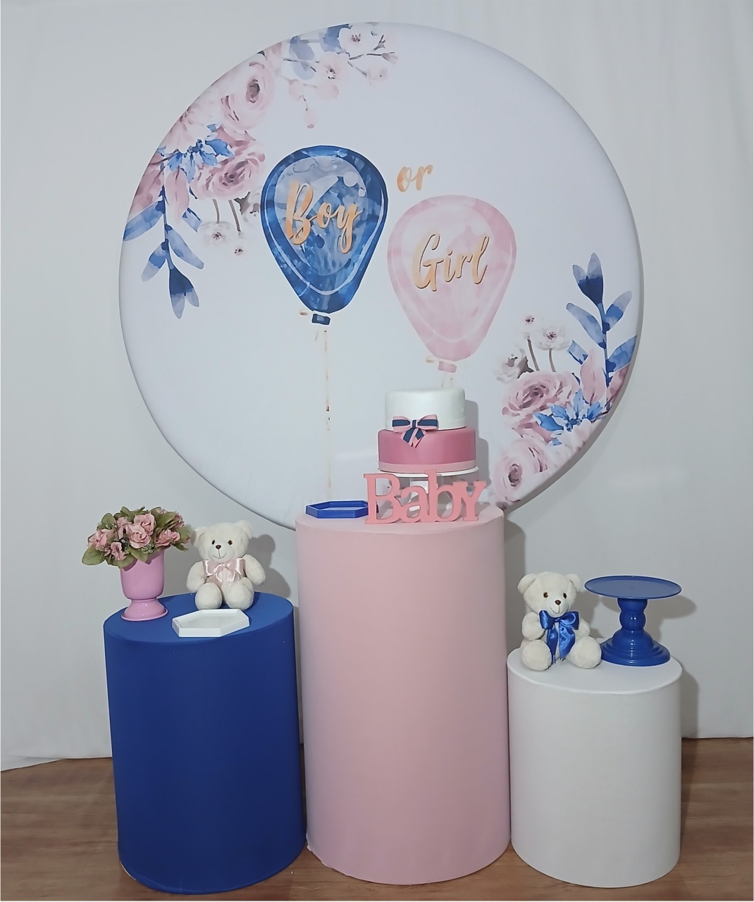 Boy Ir Girl Cha Revelação Kit Essencial - Rocha Decorações