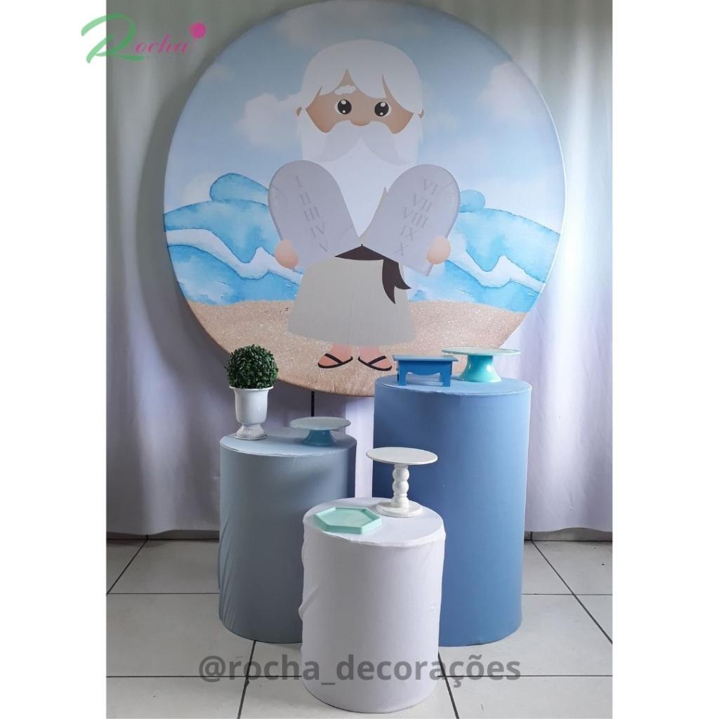 Moises E Os Dez Mandamento Kit Essencial - Rocha Decorações