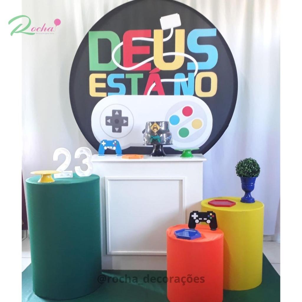 Deus No Controle Kit Plus - Rocha Decorações