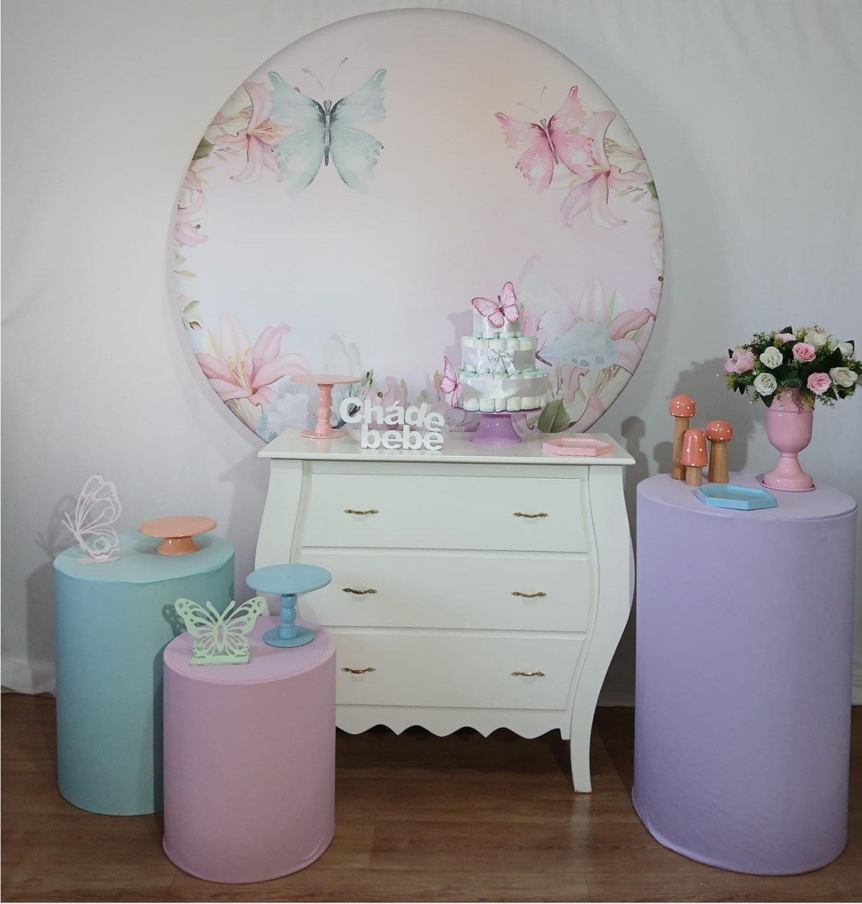 Borboletas Cha de Bebê Kit Plus - Rocha Decorações