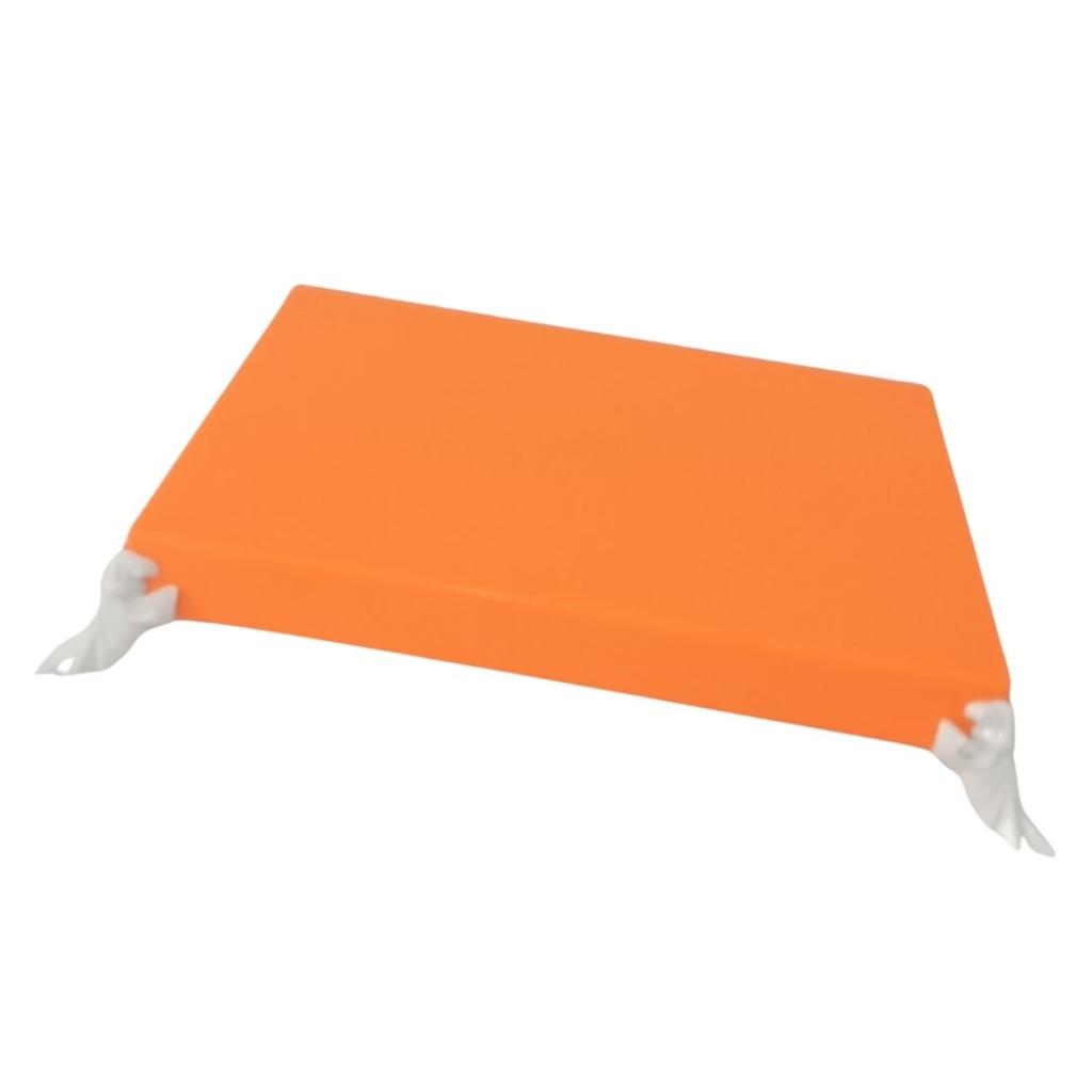 Bandeja Laranja Retangular - Rocha Decorações