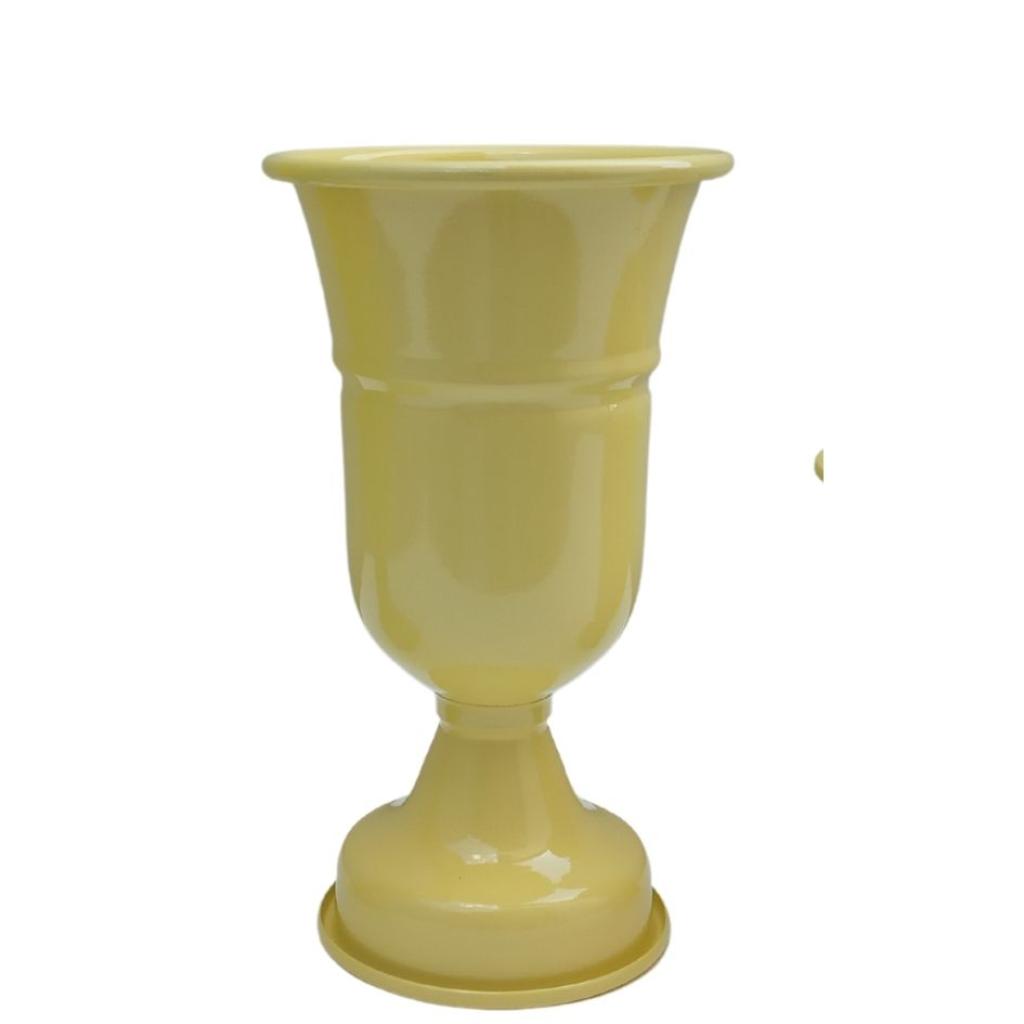 Vaso Imperial Amarelo M - Rocha Decorações