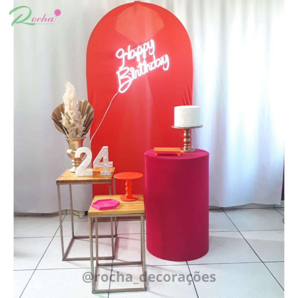 Laranja E Pink Composição - Rocha Decorações