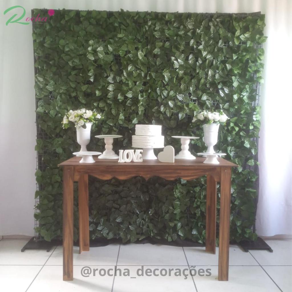 Casamento Rustico Branco Composição 007 - Rocha Decorações