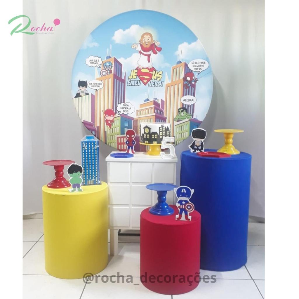 Jesus Meu Heroi Kit Plus - Rocha Decorações