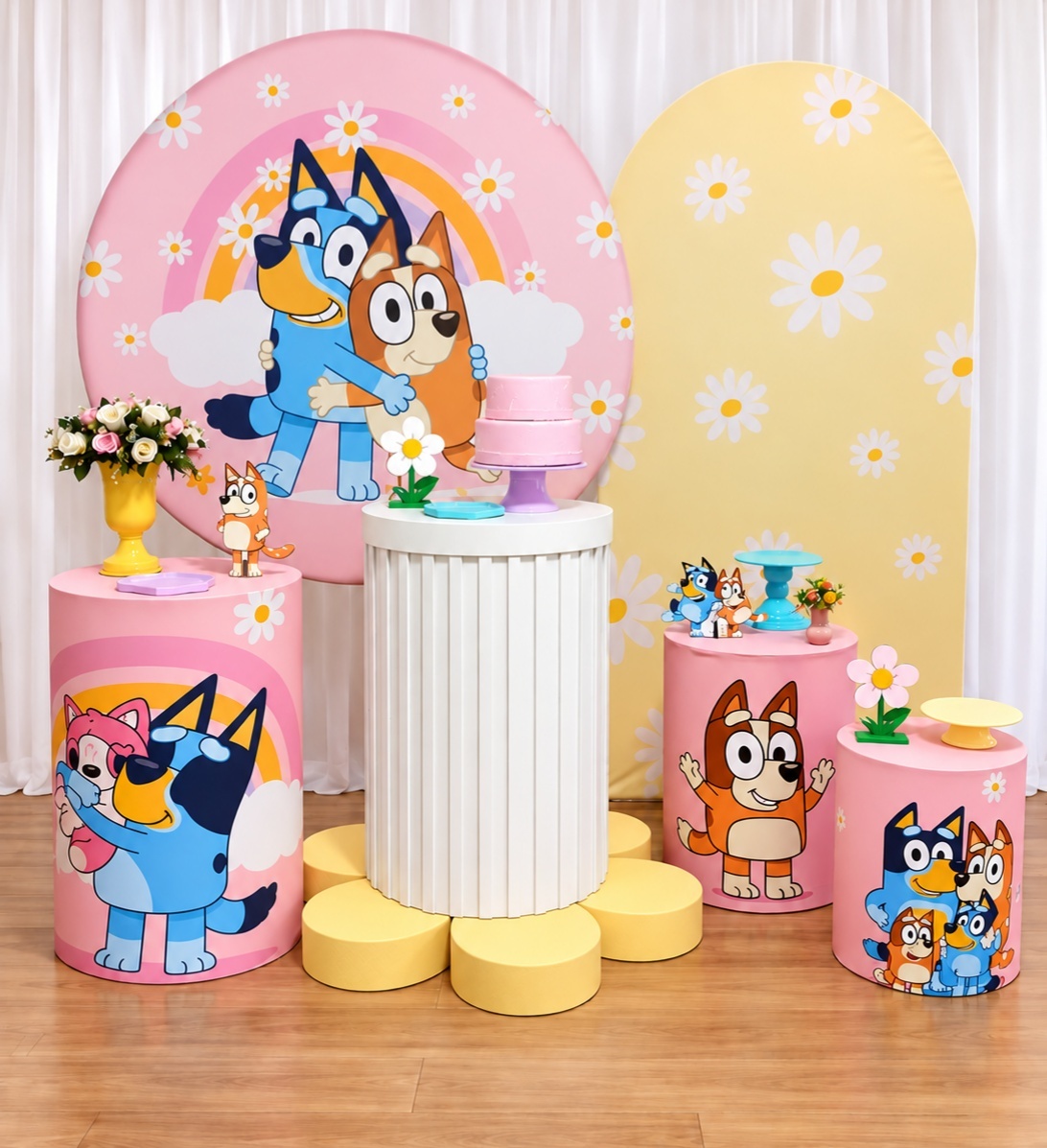 Bluey Composição - Rocha Decorações Pegue e Monte Itatiba
