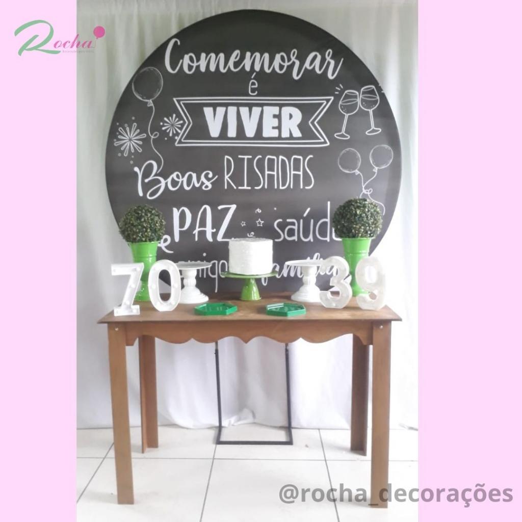 Comemorar É Viver Ii Composição - Rocha Decorações