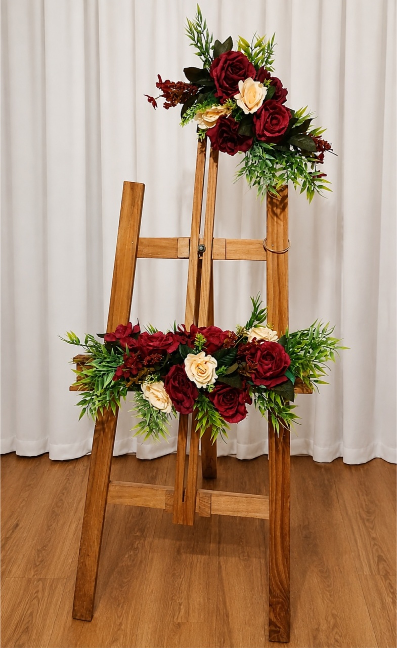 Cavalete Com Arranjos Para Lousa, Quadro de Fotos E Placas - Rocha Decorações Pegue e Monte Itatiba