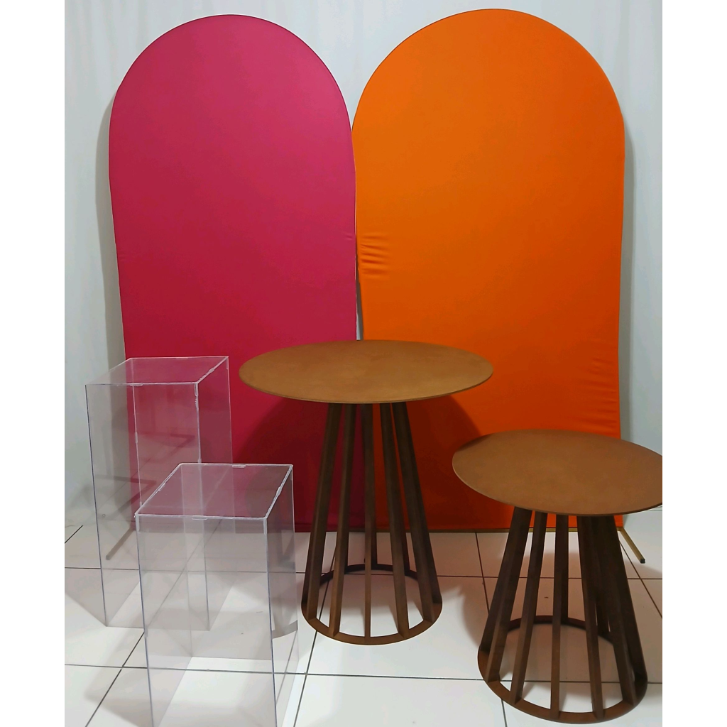 Pink E Laranja Para Incluir Tema - Rocha Decorações