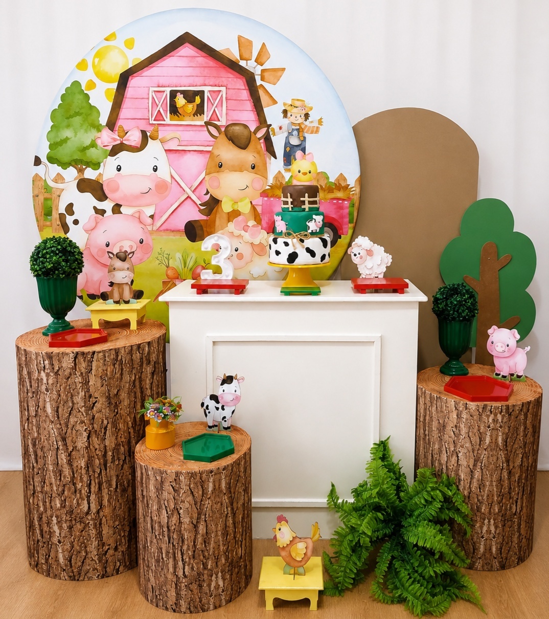Fazendinha Composição - Rocha Decorações Pegue e Monte Itatiba