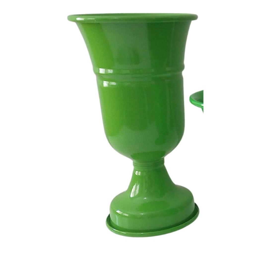 Vaso Imperial Verde Folha M - Rocha Decorações