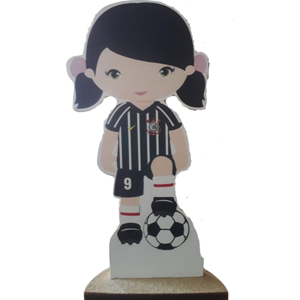 Corinthians Jogadora Display Mdf - Rocha Decorações