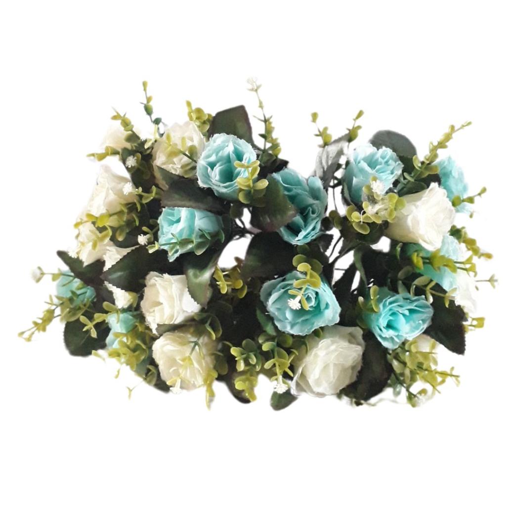 Buque de Flor Verde Tiffany E Branco - Rocha Decorações