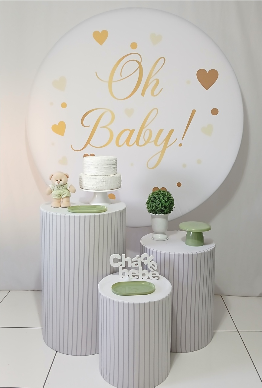 Oh Baby Verde Cha de Bebe Menino Kit Essencial - Rocha Decorações