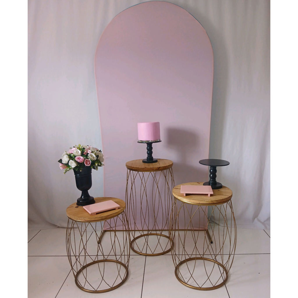Rosa E Preto Composição - Rocha Decorações
