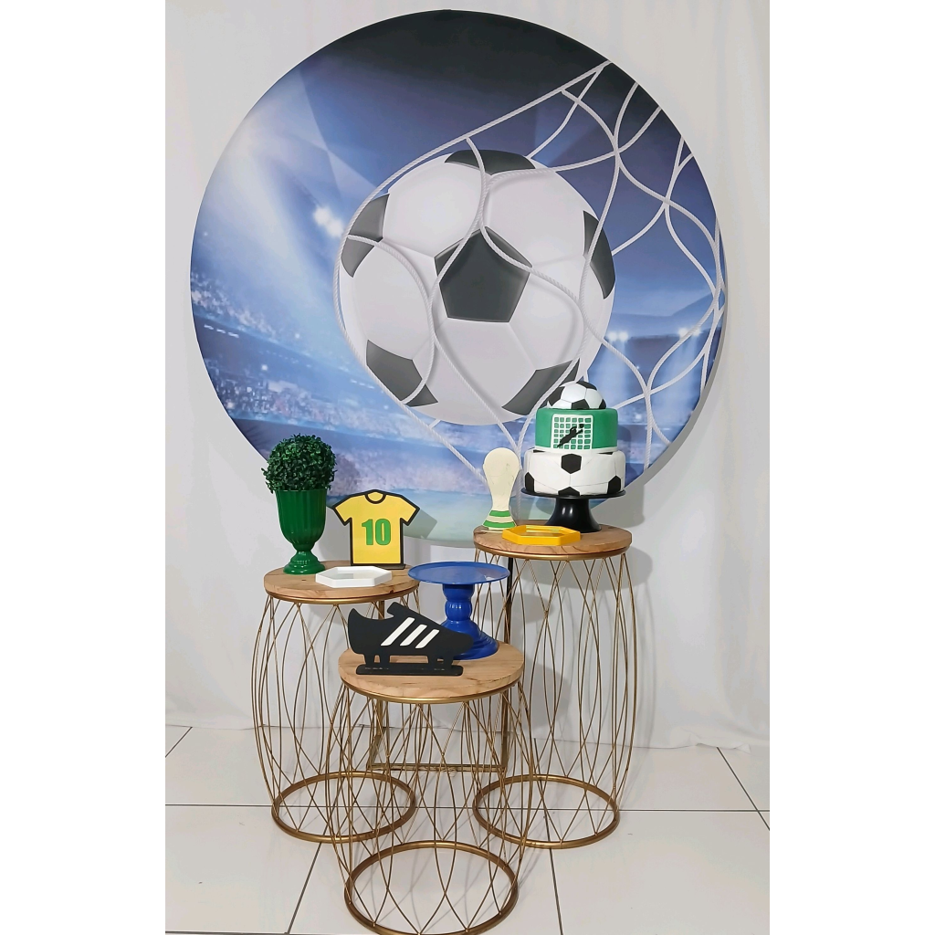 Copa Futebol Com Garden Kit Premium - Rocha Decorações
