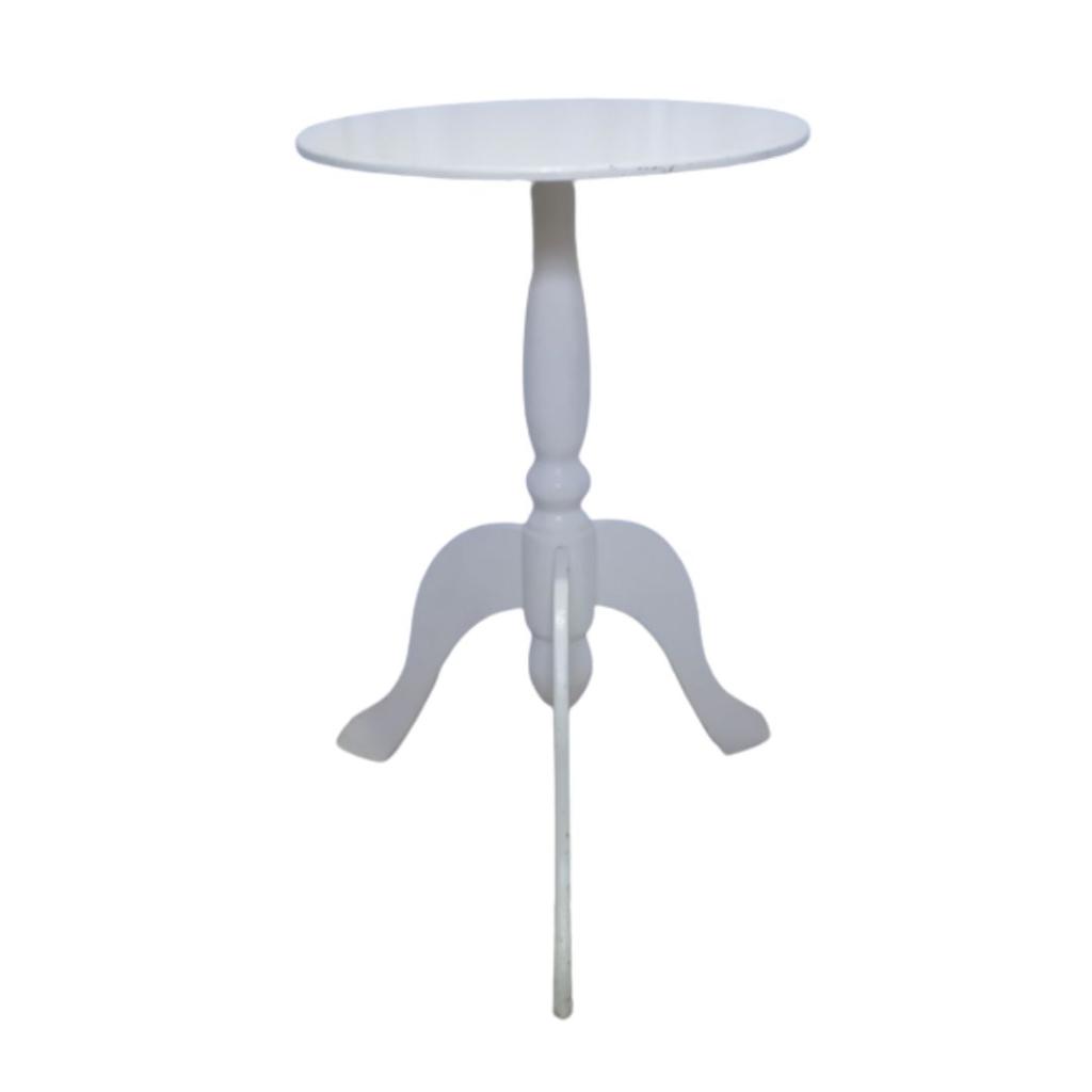 Mesa Colonial Branca P - Branco - Rocha Decorações