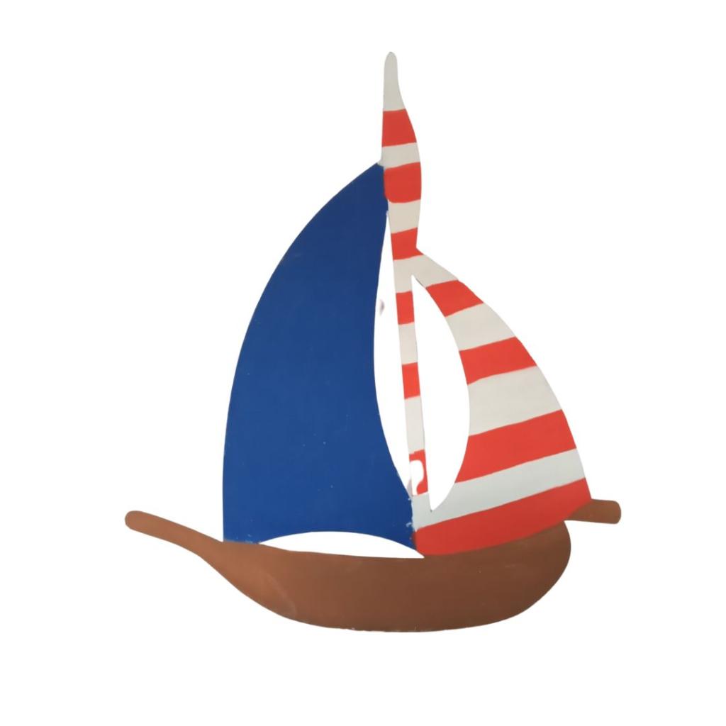 Barco Marinheiro 30Cm - Rocha Decorações