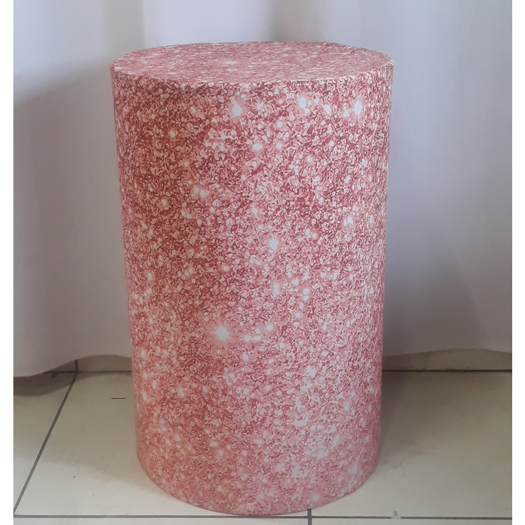 Capa Cilindro Sublimada Glitter Rose G - Rose Gold - Rocha Decorações
