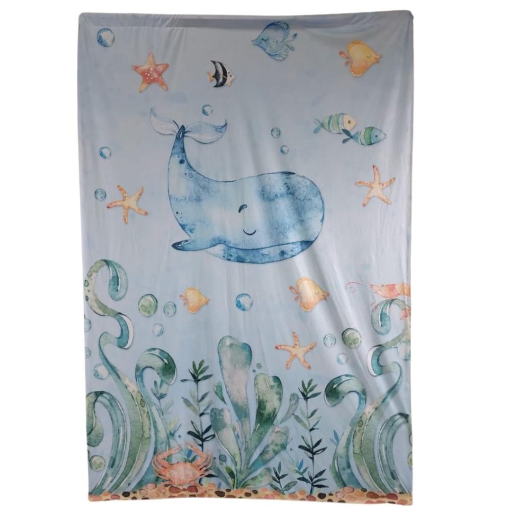 Painel Fundo Do Mar Opção 1 (Casadinho Ou Lateral) 2 X 1,50M. - Rocha Decorações