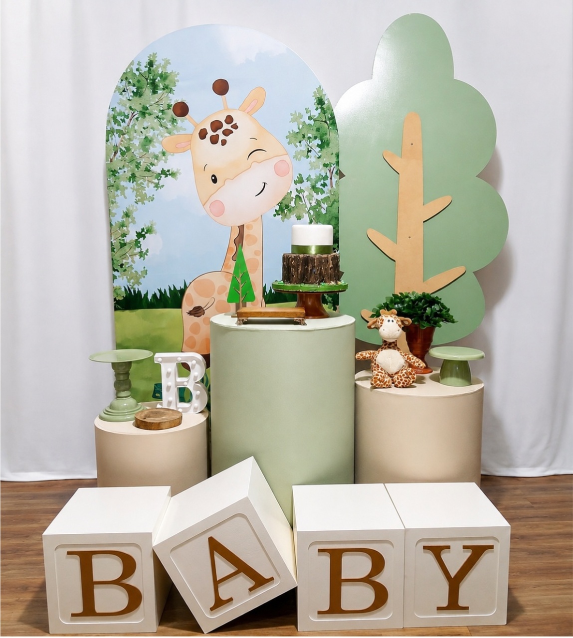 SAFARI CHA DE BEBE MENINO KIT DUO ROMANO 9448