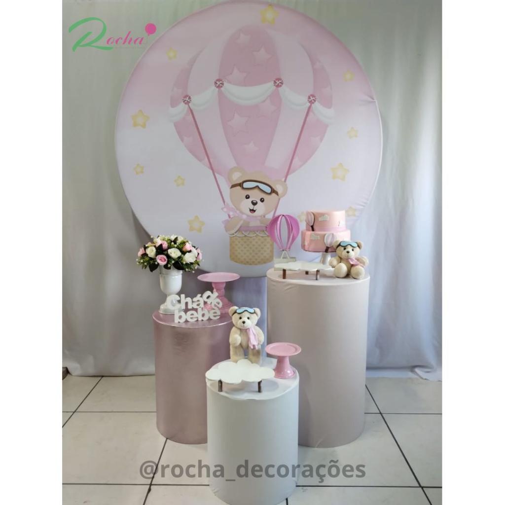Chá de Bebê Ursa Baloeira Ii - Rocha Decorações