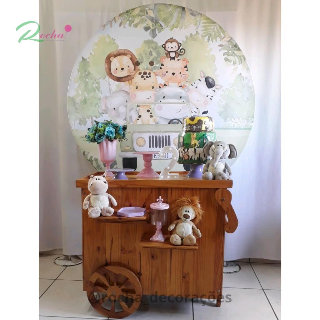 Safari Menina Composição - Rocha Decorações