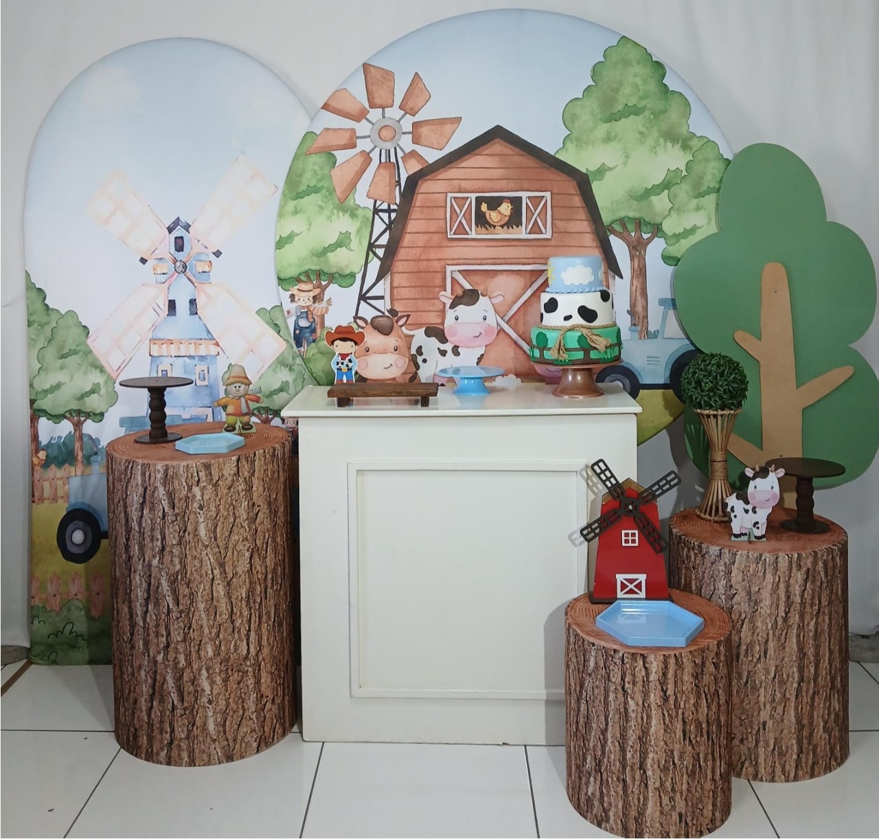 Fazendinha Menino Composição - Rocha Decorações