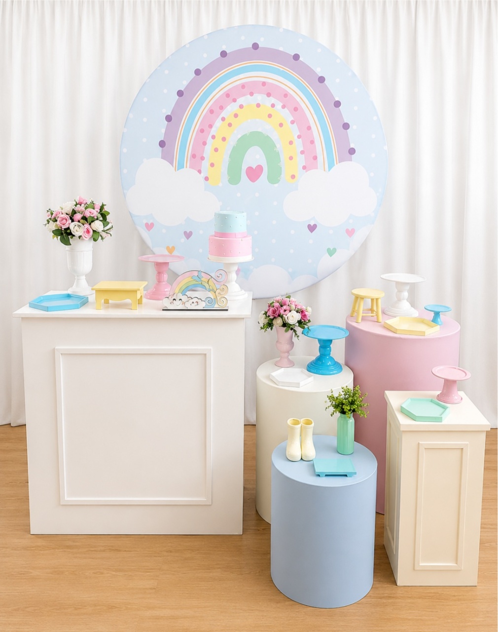 Arco Iris Composição K-3290 - Rocha Decorações Pegue e Monte Itatiba