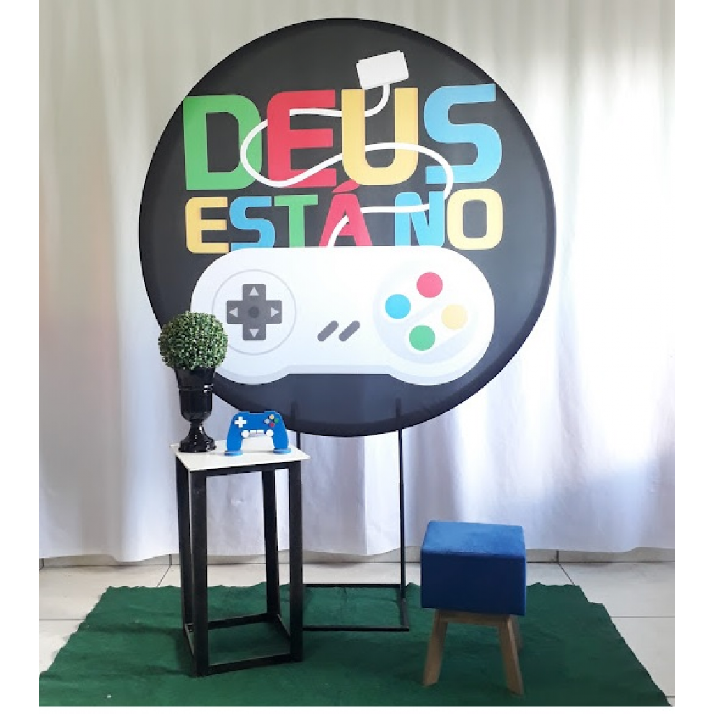 Deus Esta No Controle Cenario - Rocha Decorações
