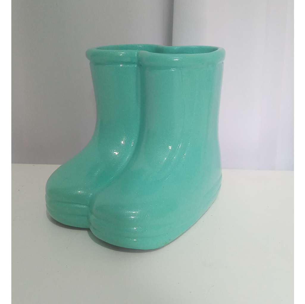 Vaso Bota Cerâmica Tiffany - Rocha Decorações