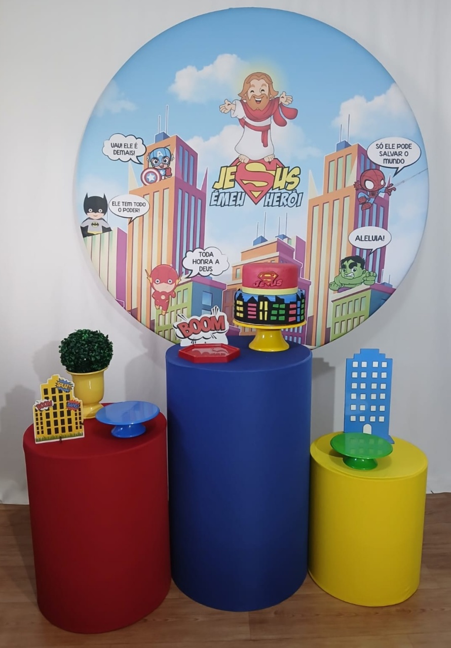 Jesus Meu Heroi Kit Essencial - Rocha Decorações