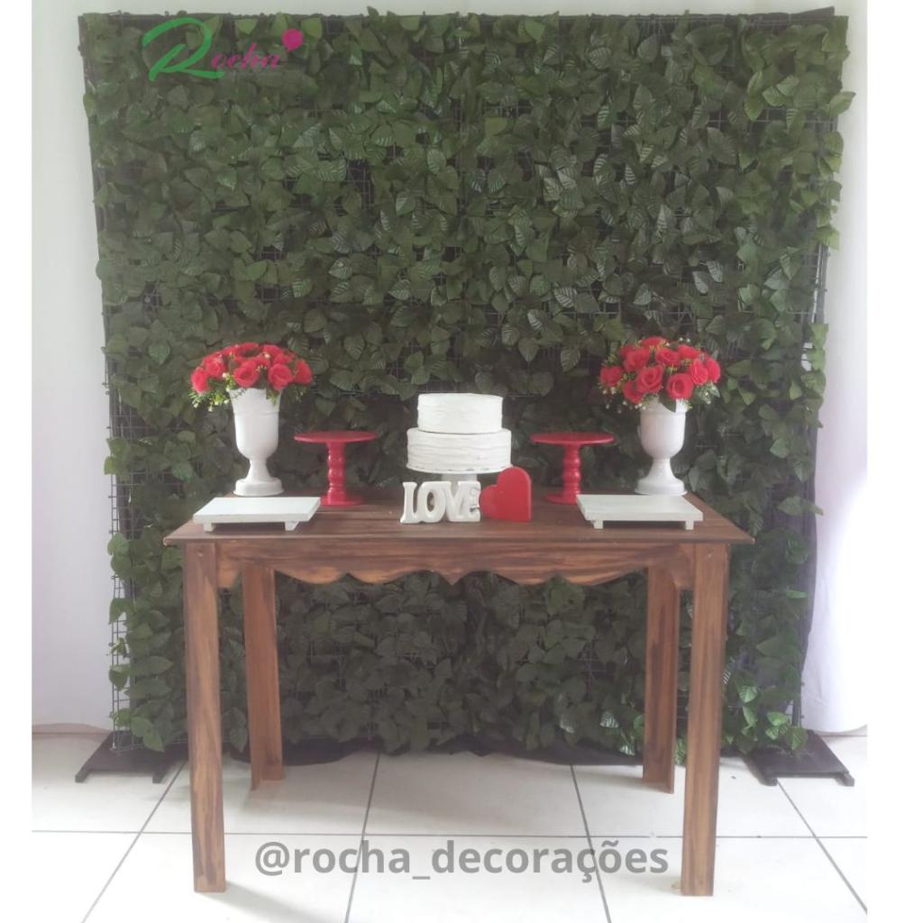 Casamento Rustico Vermelho Composição 004 - Rocha Decorações
