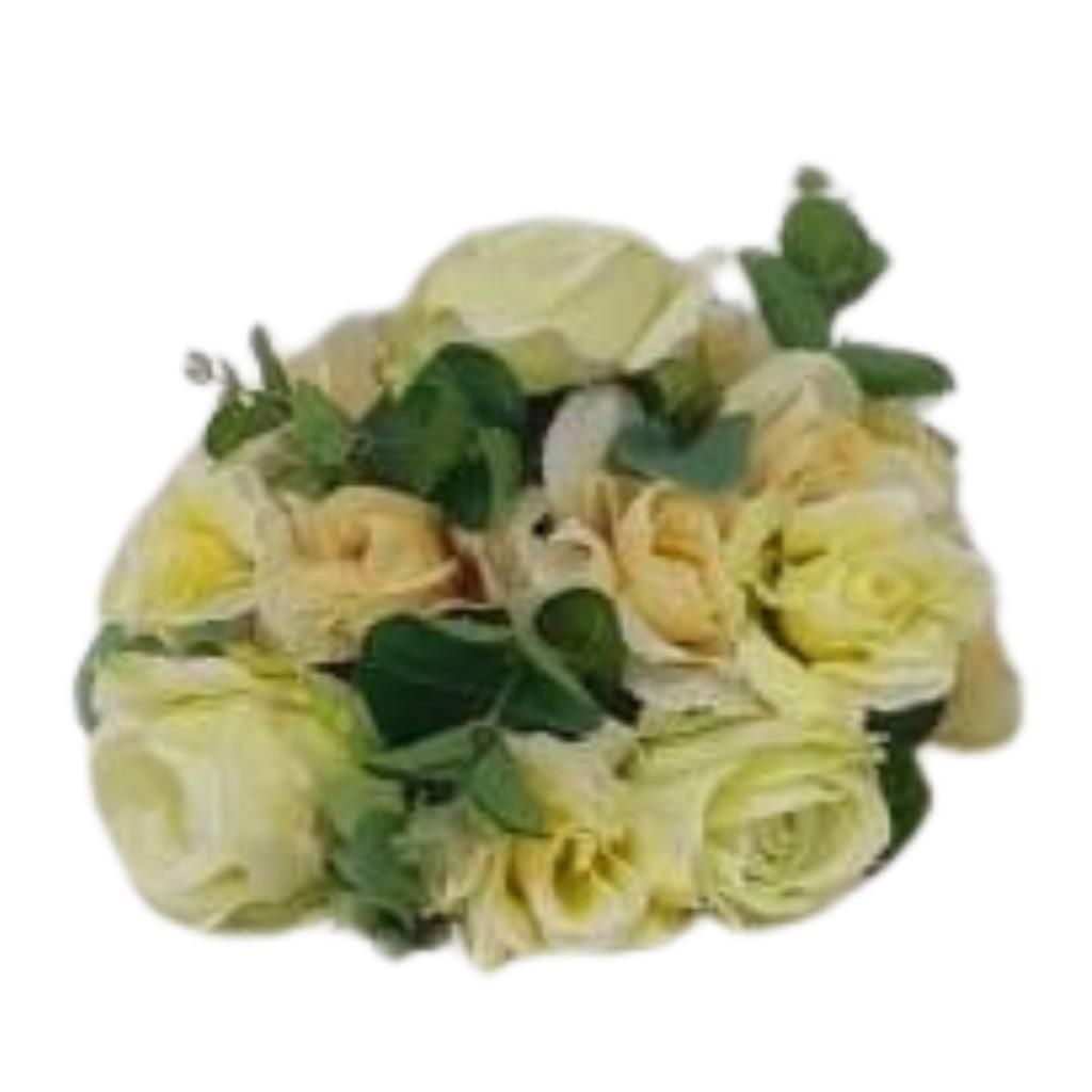 Arranjo Montado de Flor Amarelo - Rocha Decorações