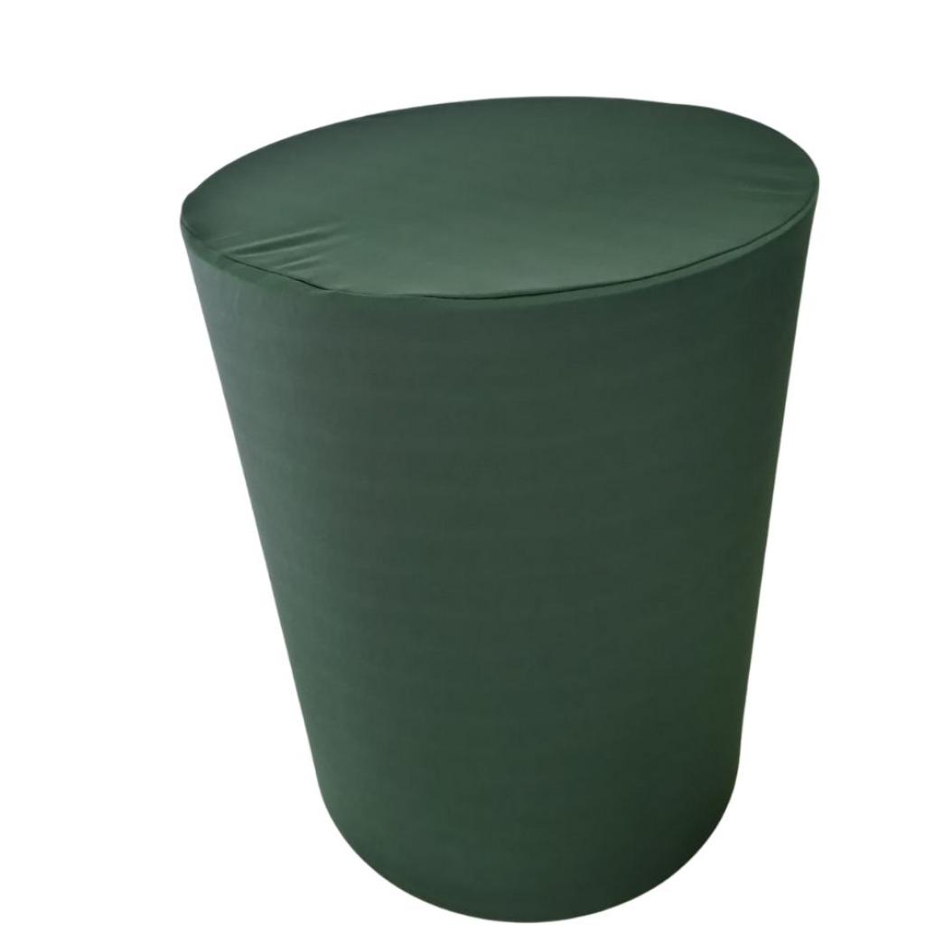 Capa Cilindro Lisa Verde Militar G - Verde - Rocha Decorações