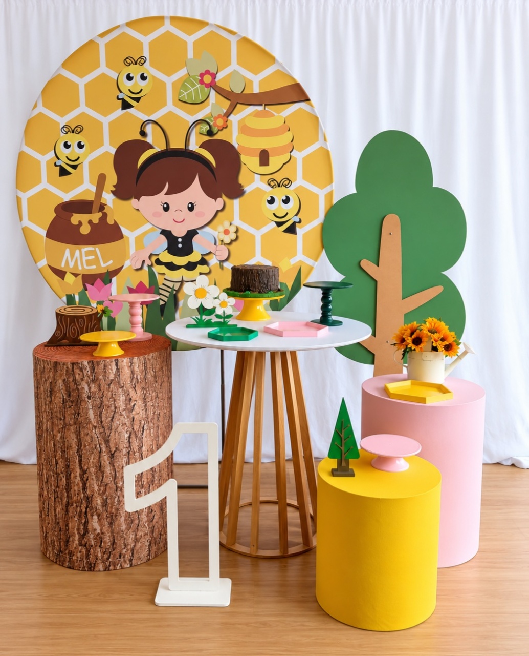 Abelhinha Composição K-7194 - Rocha Decorações Pegue e Monte Itatiba