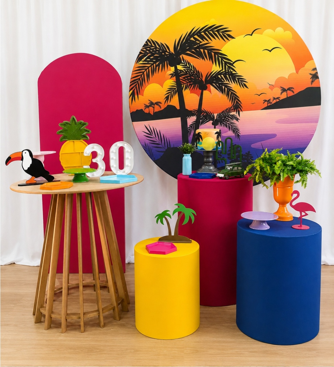 Tardezinha Composição - Rocha Decorações Pegue e Monte Itatiba