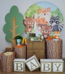 Bosque Cha de Bebe Menino Kit Master Com Adicional Cubos - imagem 1