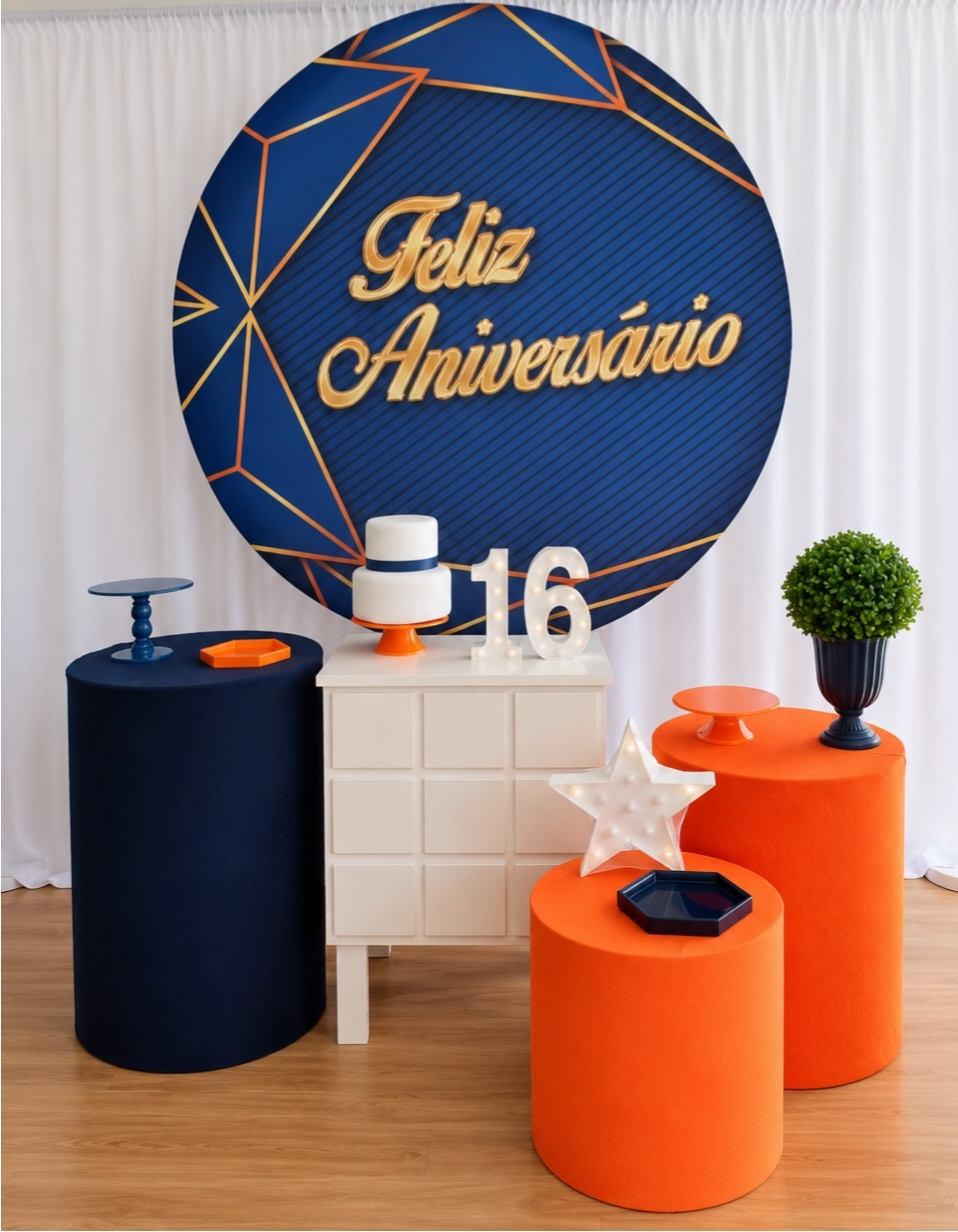 Feliz Aniversário Adulto Kit Plus K-5778 - Rocha Decorações Pegue e Monte Itatiba