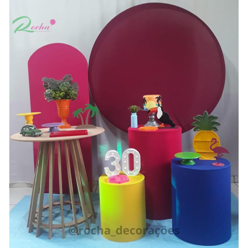 Tardezinha Tropical Composição - Rocha Decorações