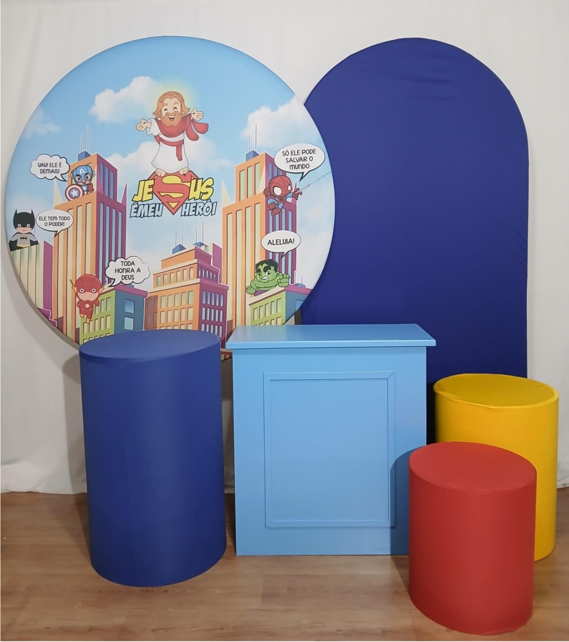 Jesus Meu Heroi Base - Rocha Decorações