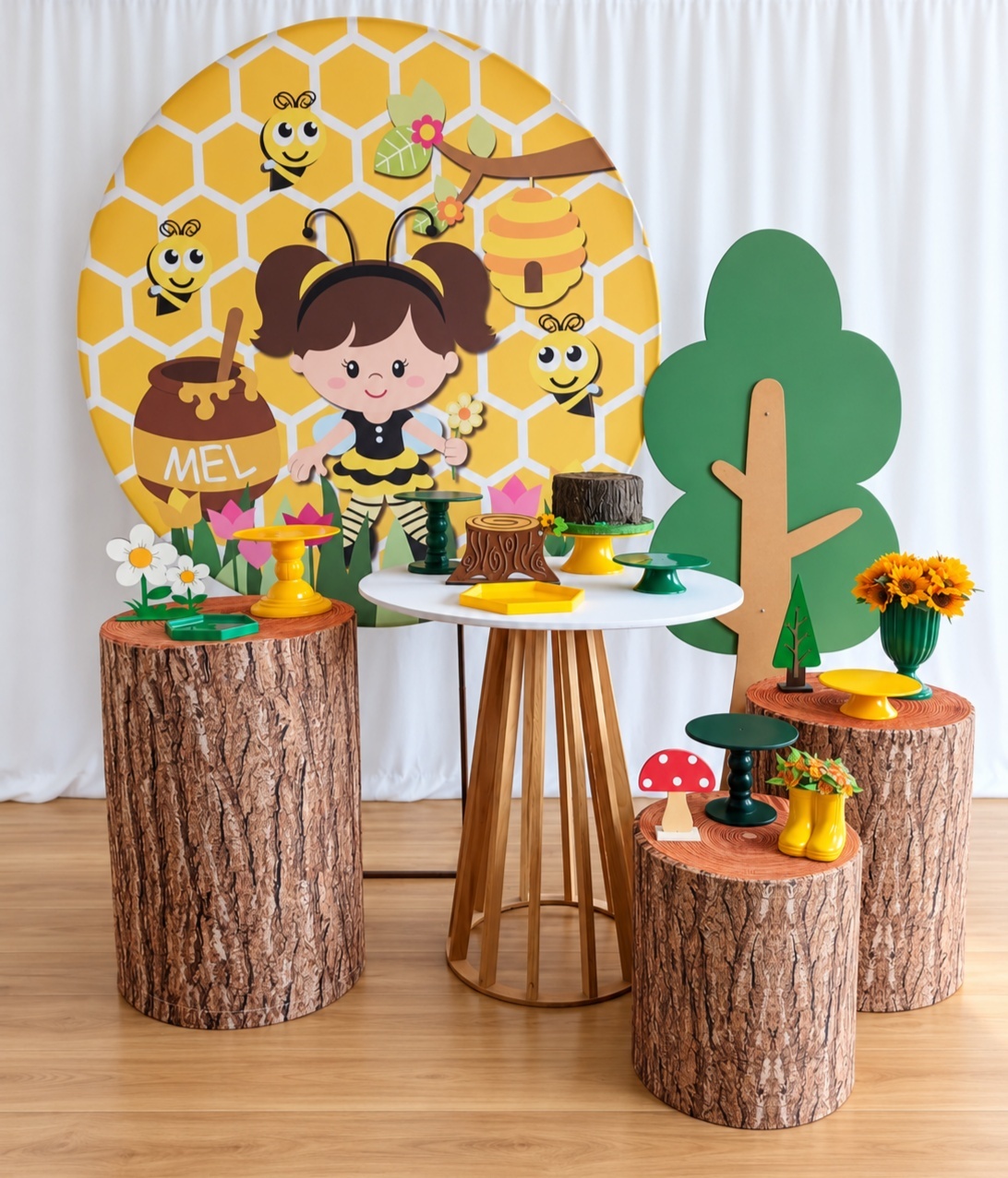Abelhinha Composição K-7153 - Rocha Decorações Pegue e Monte Itatiba
